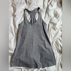 lululemon athletica Heathered Gray Racerback Tank